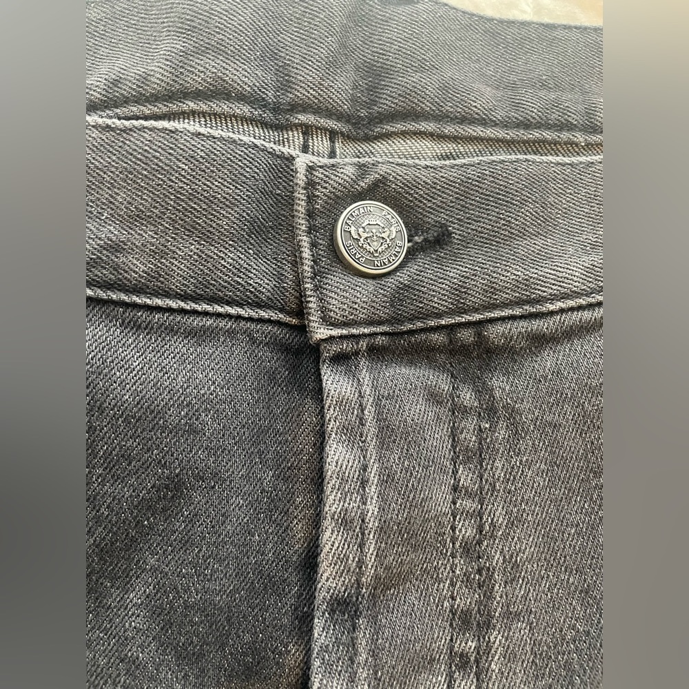 Balmain Ribbed Distress Jeans - Picture 7 of 9